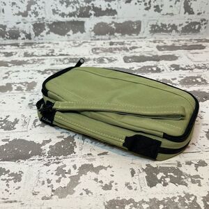 L.L. Bean | green travel wallet with strap